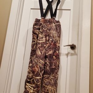 Cabela's for Kids Camo Insulated Pants W Suspenders